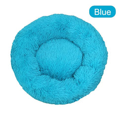 Warm Soft Long Donut Plush Pet Cushion