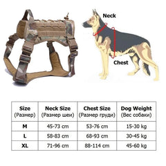 Tactical Service Dog Vest Breathable