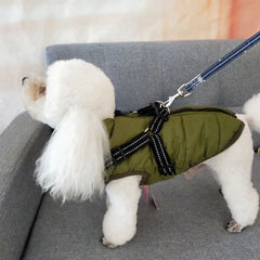 Pet Dog Jacket With Harness