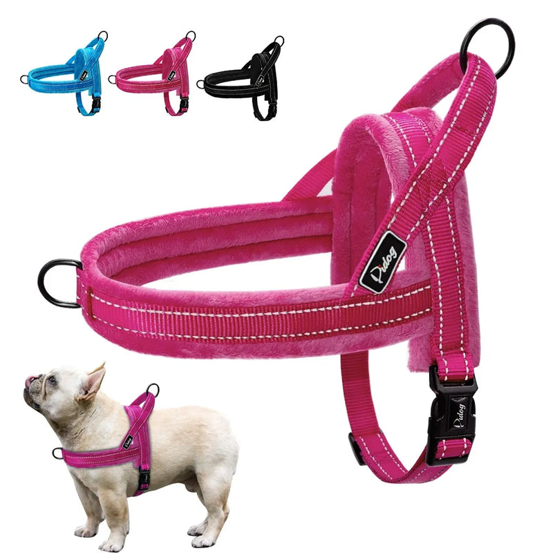 Reflective Padded Harness For Comfortable Walks